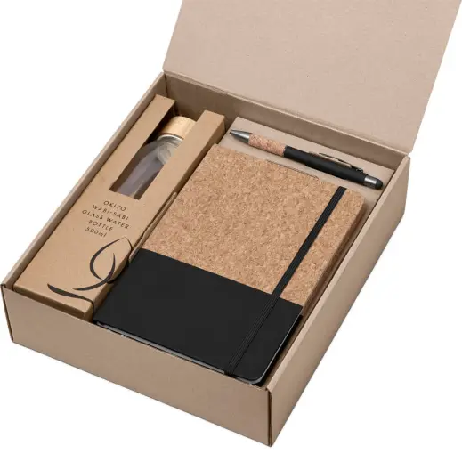 Okiyo Goda Kraft Gift Set Gift Box Open